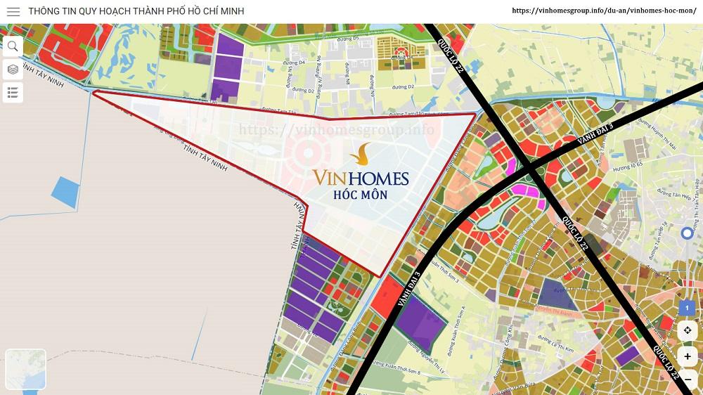 Vị trí Vinhomes Saigon Park - Tâm điểm kết nối đắt giá 1 Vị trí xây dựng dự án Vinhomes Saigon Park