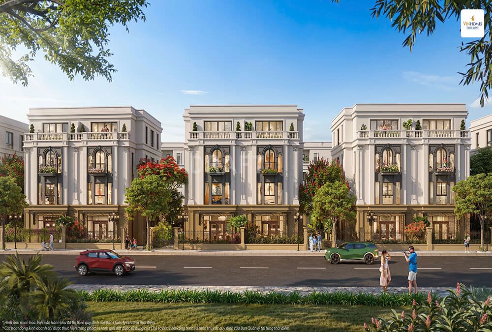 Biệt thự Vinhomes Saigon Park - Không gian sống xanh đẳng cấp 1 Biệt thự song lập diện tích vừa phải, thiết kế đẹp mắt