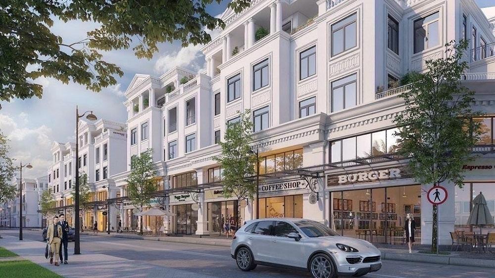 Nhà phố Vinhomes Saigon Park - Không gian sống và đầu tư đẳng cấp 2 Nhà phố Vinhomes Saigon Park phía trước là mặt tiền đường lớn