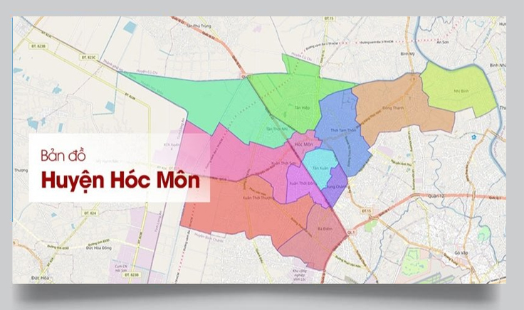 Phân tích quy hoạch Hóc Môn mới nhất 1 Bản đồ quy hoach Hóc Môn